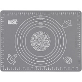 Коврик кулинарный силиконовый со шкалой, 40х30 см BASIC Marmiton /100/10