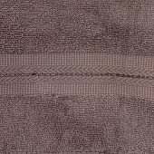  Полотенце Fine Line бордюр "Колосок", 30х70 см, махра, коричневый 