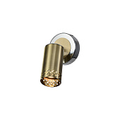 Светильник спот настенный 50Вт GU10 G81056/1wCR+AB AB /Gerhort