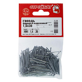  Гвозди финишные оцинк. 1,6х30 (100 г) Стройбат 