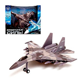 Истребитель металлический Автоград Воздушные силы, инерционный, свет и звук, коричневый, 7986151 Истребитель металлический Автоград Воздушные силы, инерционный, свет и звук, коричневый, 7986151