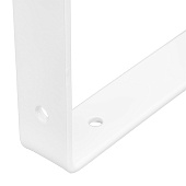  Кронштейн 300х200х30х4мм, усиленный, белый, Сибртех 