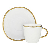 Набор чайный Millimi Романс 2 предмета 250мл фарфор, белый 802-509 Набор чайный Millimi Романс 2 предмета 250мл фарфор, белый 802-509