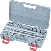 Набор шоферского инструмента №2, 16 предм., 1/2", НИЗ, в пластиковом боксе Набор шоферского инструмента №2, 16 предм., 1/2", НИЗ, в пластиковом боксе