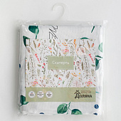 Скатерть (рогожка) 220х144 Доляна Eucalyptus 4682755