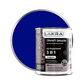 Грунт-эмаль 3 в 1 Лакра Сигнально-синий RAL 5005  0,8кг