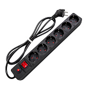 Удлинитель 6х3м с/з черн.(967U-4003)/UNIVersal
