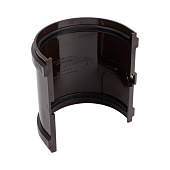 Соединитель желобов Docke PREMIUM, Шоколад Ral:8019 Соединитель желобов Docke PREMIUM, Шоколад Ral:8019