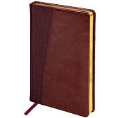 Ежедневник А5 недатированный 138х213мм BRAUBERG Cayman под кожу, 160л, коричневый/коричневый, 125084 Ежедневник А5 недатированный 138х213мм BRAUBERG Cayman под кожу, 160л, коричневый/коричневый, 125084
