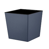 Кашпо "London Cube" 177х177мм 3,5/4,2л h184мм Вулканический серый IG780010026 Кашпо "London Cube" 177х177мм 3,5/4,2л h184мм Вулканический серый IG780010026