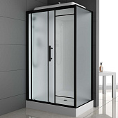 Душевая кабина 120х80х215 прямоугольная низкий поддон матовое стекло 5мм ЛЕВАЯ 8801L ODA Душевая кабина 120х80х215 прямоугольная низкий поддон матовое стекло 5мм ЛЕВАЯ 8801L ODA