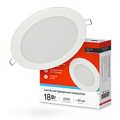  Светильник  встраиваемый LED RLP-VC 18Вт 6500К IP40 1440лм 230В 185мм круглый /IN HOME 