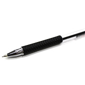  Ручка шариковая Piano черная 0,5мм на масляной основе, PT-350-12/чёрн 