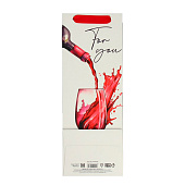 Пакет под бутылку For you, 35 х 13 х 10 см 9924882 Пакет под бутылку For you, 35 х 13 х 10 см 9924882