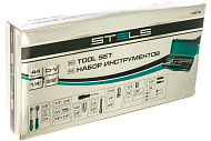 Набор торцевых головок 1/4" 3/8" 4-24мм, 44 предм., Stels 13575 с трещоткой