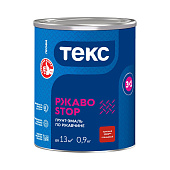  Грунт-эмаль глянцевая 3в1 РЖАВОSTOP Текс ПРОФИ красная RAL:3000 0,9кг 