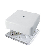 Коробка распаячная для наружного монтажа 75х75х20 с клеммной колодкой GE41212 Коробка распаячная для наружного монтажа 75х75х20 с клеммной колодкой GE41212