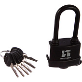  Замок навесной ВС1Ч- 375ПД с длинной дужкой АЛЛЮР, всепогодный 6кл 