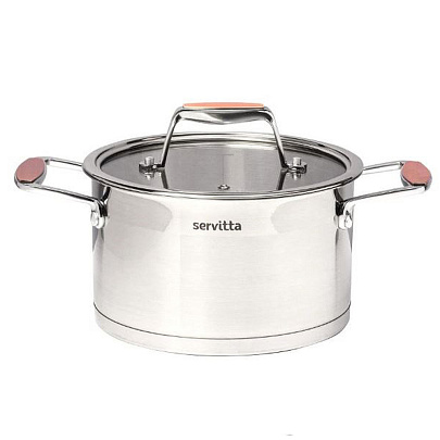 Кастрюля Servitta Quadro 3,3 л Sr0116 Кастрюля Servitta Quadro 3,3 л Sr0116