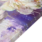  Картина-холст на подрамнике Нежные цветы 60х100 см 9035935 