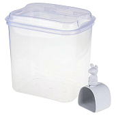 Контейнер для муки 5л Прозрачный (5) М1183 Контейнер для муки 5л Прозрачный (5) М1183