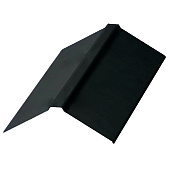 Планка конька обычного 0,4х190х190 L=2м RAL 7024 Графитовый-серый