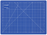  Коврик защитный для резки,3 мм,цвет синий(формат А4)/ЗУБР 