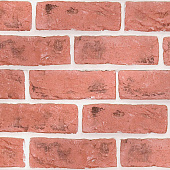  Камень искусственный 200х65мм Саман арт.0215 бордовый (уп. 0.5м2/31шт) 