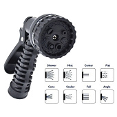 Шланг садовый l=22.5м, 8 режимов, латекс, латунный разъем арт.10922-0211 Код268179   Шланг садовый l=22.5м, 8 режимов, латекс, латунный разъем арт.10922-0211 Код268179