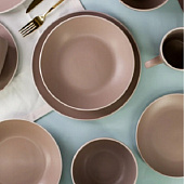 Тарелка десертная Fioretta Scandy Cappuccino 19,3 см DMD122 Тарелка десертная Fioretta Scandy Cappuccino 19,3 см DMD122