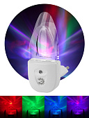Ночник Кристалл LED датчик освещ 220В RGB белый /ЭРА Ночник Кристалл LED датчик освещ 220В RGB белый /ЭРА