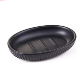  Мыльница Плиссе черный матовый керамика CE1610QA-SD 