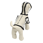  Дождевик для собак, размер XS (ДС 18, ОГ 25-30, ОШ 25 см), чёрный   9381227 