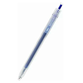  Ручка гелевая синяя автоматическая DELI Delight, 0,5/0,5, корпус матовый, EG118-BL 