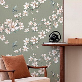  Обои 1.06х10м Magnolia арт. PL72535-71 Зеленый /Палитра 