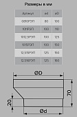  Редуктор круглый эксцентрик 100/125мм(1012,5РЭП) 