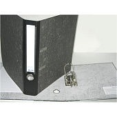  Папка-регистратор А4 50мм разб. карман, метал. кант мрамор зеленая EK (50) /33016/ 