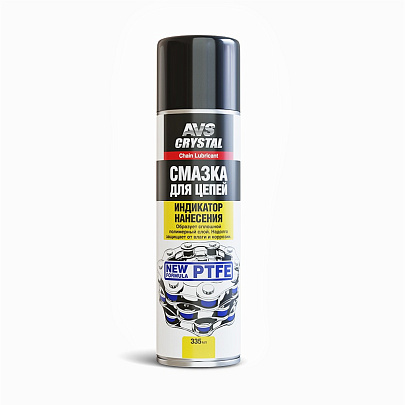 Смазка для цепей (PTFE) (аэрозоль)335 мл. AVS AVK-180 Смазка для цепей (PTFE) (аэрозоль)335 мл. AVS AVK-180