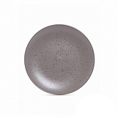 Тарелка обеденная DROPS серо-коричневый 24,8см DMD151 Тарелка обеденная DROPS серо-коричневый 24,8см DMD151