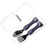 Набор детских столовых приборов в футляре «Коровки», 10105355 Набор детских столовых приборов в футляре «Коровки», 10105355