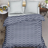 Комплект постельного белья Amore Mio  BZ QR Step, двухспальный, наволочки 70х70 см 