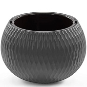 Кашпо Жемчужина 4л графитовое М8916 Кашпо Жемчужина 4л графитовое М8916