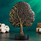 Фигурка декоративная Денежное дерево 16х5х17см, черный с позолотой 10801298 Фигурка декоративная Денежное дерево 16х5х17см, черный с позолотой 10801298