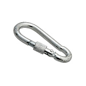 Карабин с предохр.гайкой М6 DIN5299 (1 шт)