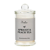  Ароматическая свеча APRICOT & PEACH, 60х60х110 мм 