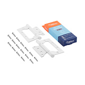  Петля универ. 800-4" 100х75х2,5 FHP ЭКО STD белый(без врезки) Нора-М 