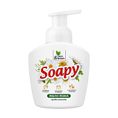 Жидкое мыло-пенка Soapy Ромашка пенный дозатор 400 мл. Clean&Green CG8235 Жидкое мыло-пенка Soapy Ромашка пенный дозатор 400 мл. Clean&Green CG8235
