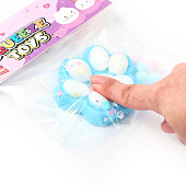 Мялка сквиши Кошачья лапка, цвета микс, 10843339 Мялка сквиши Кошачья лапка, цвета микс, 10843339