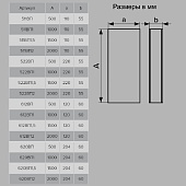 Канал плоский 204х60мм L 1.0м Арт.8010 Канал плоский 204х60мм L 1.0м Арт.8010