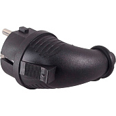 Вилка угловая с/з, каучук IP44 16А 250В Вихрь Вилка угловая с/з, каучук IP44 16А 250В Вихрь